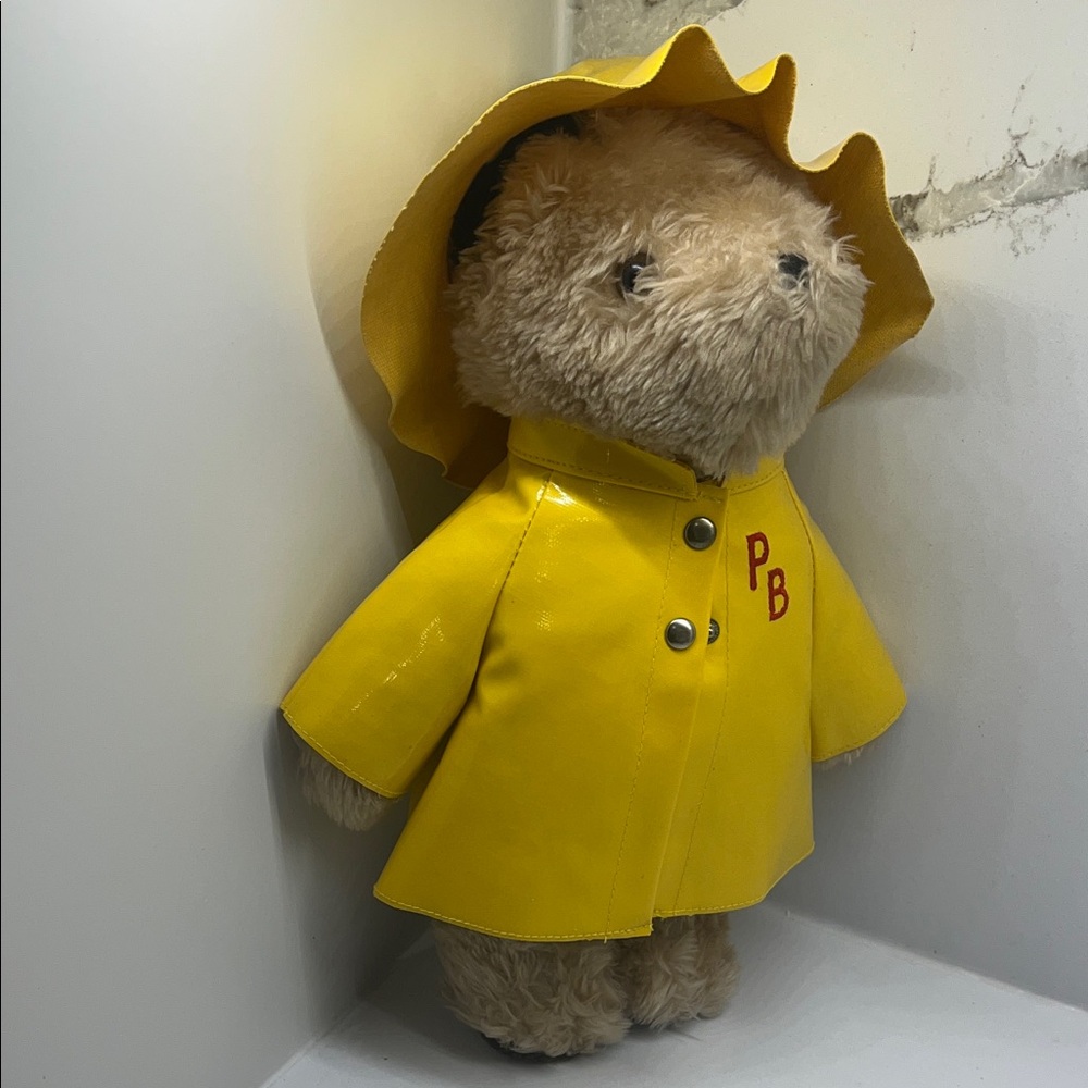 Yellow Raincoat Teddy Bear
